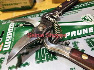 Kéo cắt cành mỏ cong cán gỗ Wynns