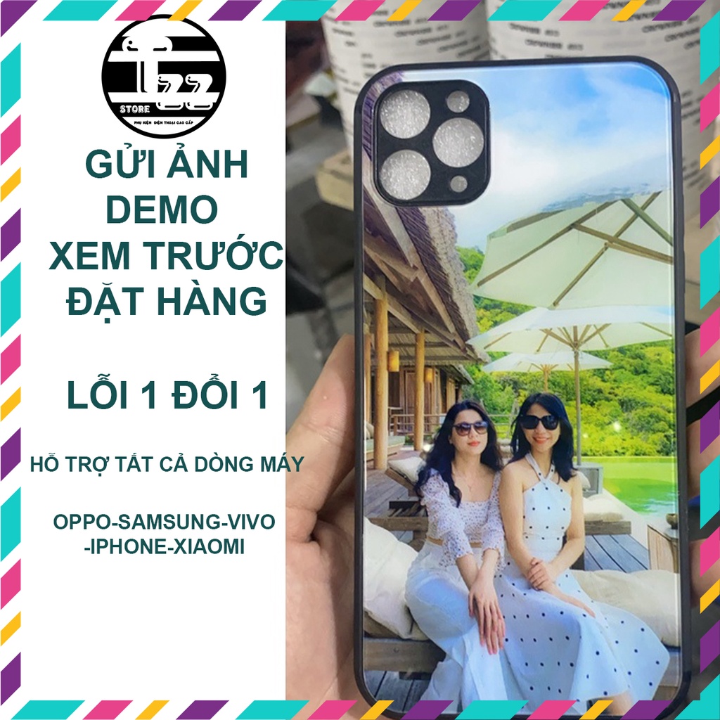 ỐP LƯNG IN HÌNH THEO YÊU CẦU FULL DÒNG MÁY  SAMSUNG/IPHONE/OPPO/VIVO /HUAWEI/VSMART