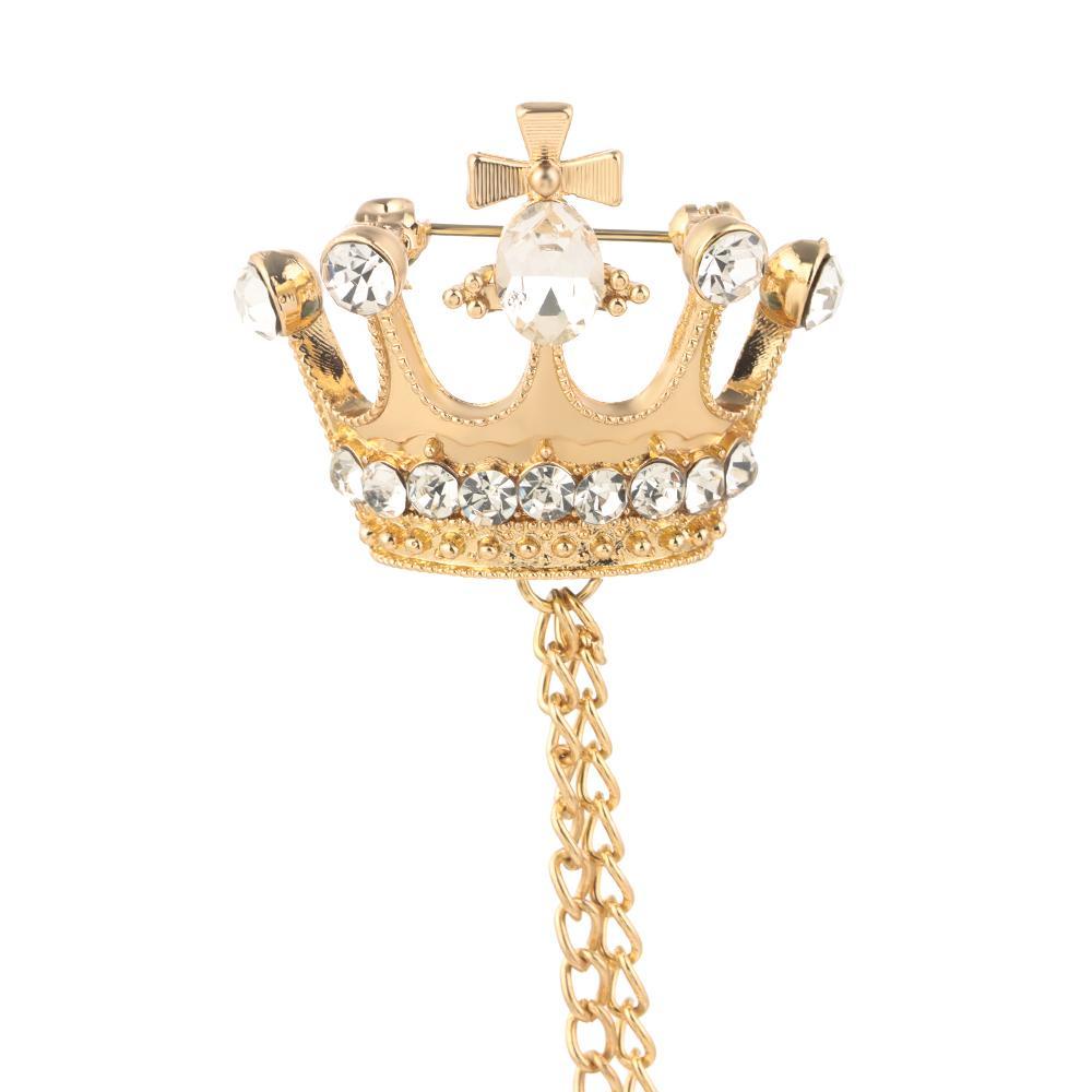 Kẹp Cổ Áo Sơ Mi Phối Tua Rua Thời Trang|Ghim Cài Cổ Áo Thiết Kế Đơn Giản Tiện Dụng