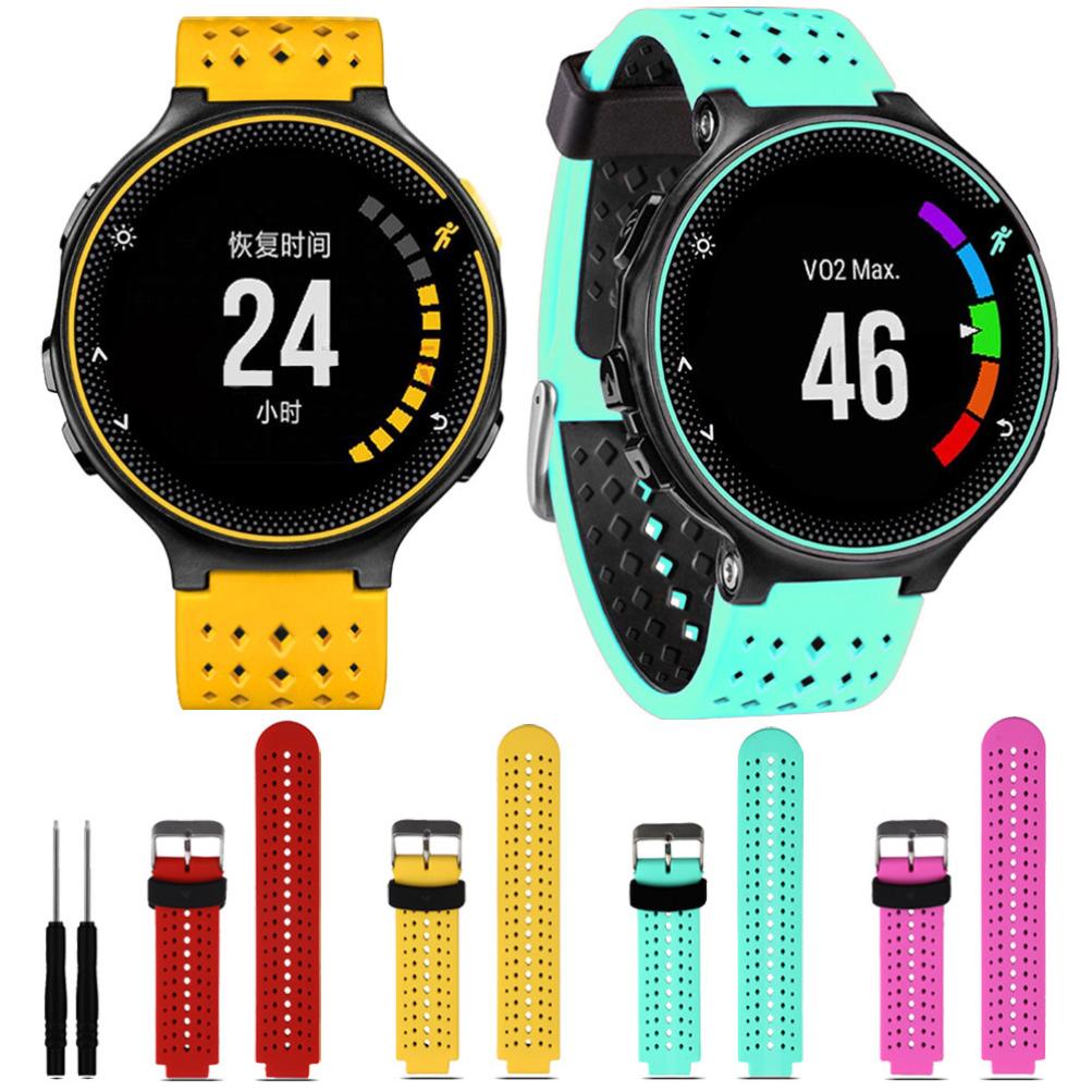 Dây Đeo Silicone Cho Đồng Hồ Thông Minh Garmin Forerunner 220 230 235 620 630