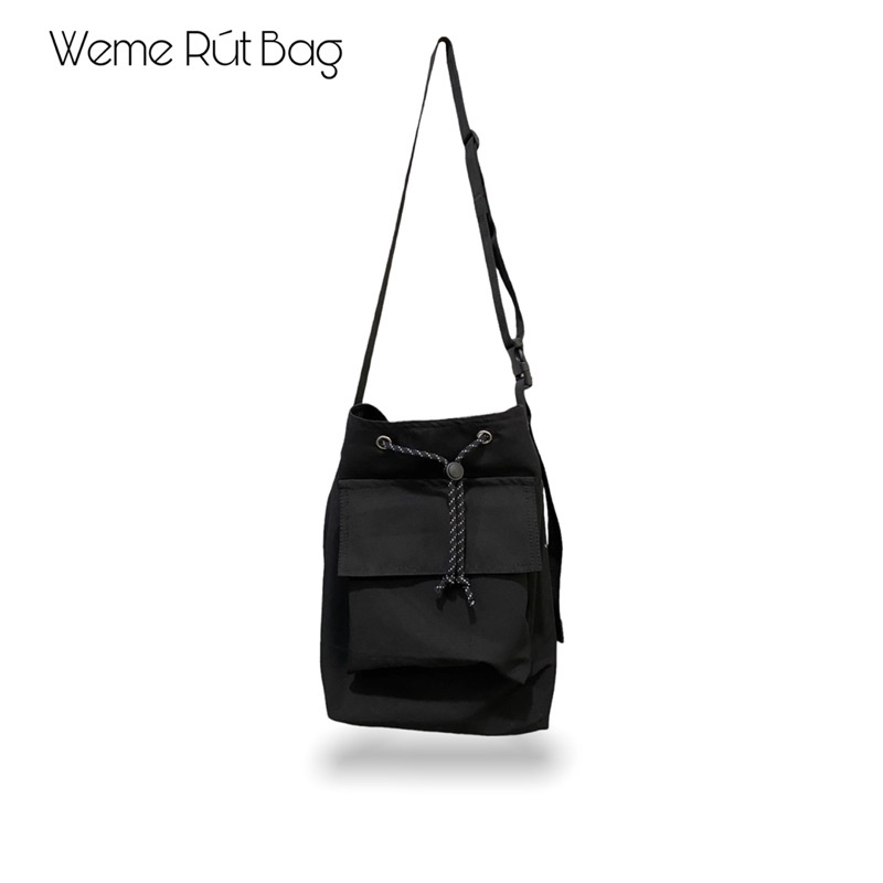 Túi đeo chéo unisex nam nữ WEME Rút bag ,túi local brand đeo chéo cá tính thời trang