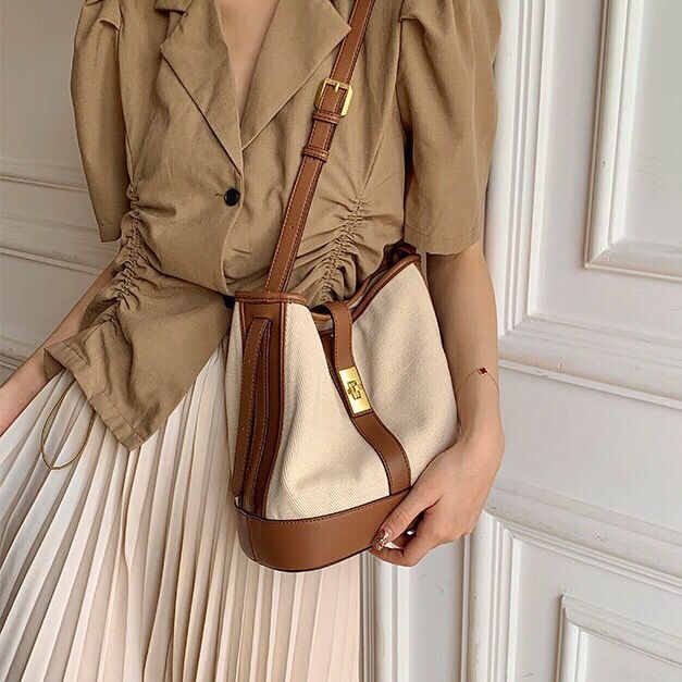 Túi Xách Canvas Sức Chứa Lớn Thời Trang Mùa Hè Cho Nữ