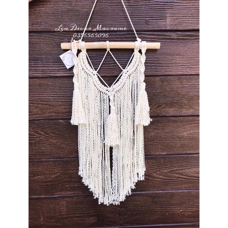 Macrame trang trí nhà phong cách vintage LT31