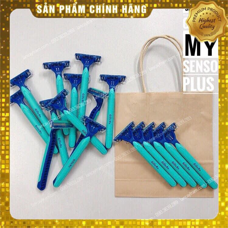 Dao cạo râu Mỹ  - Gillette Sensor Plus 2 lưỡi