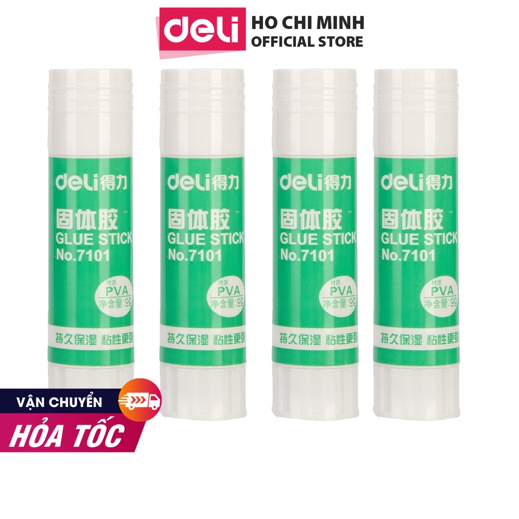 Hồ khô học sinh siêu bám dính, Hồ khô dán mọi loại giấy, Keo khô dạng thỏi an toàn không độc hại EA20010