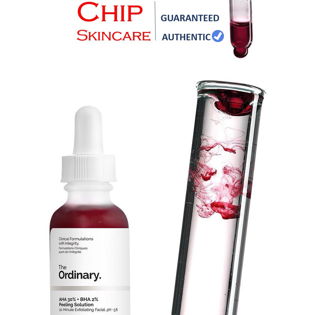 Serum AHA 30% + BHA 2% Peeling Solution The Ordinary - Chip Skincare