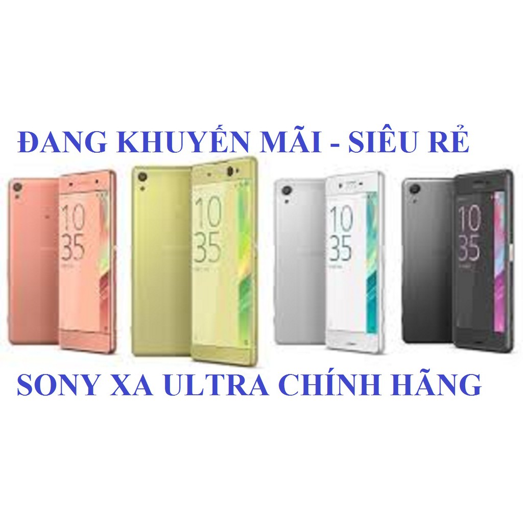 [Mã 229ELSALE hoàn 7% đơn 300K] [Bán Lẻ = Giá sỉ] điện thoại Sony Xperia XA Ultra ram 3G màn hình 6inch (màu bạc)