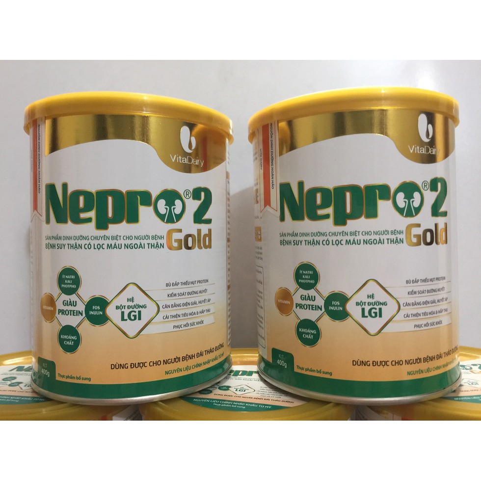 Sữa Nepro 2 Gold 400g (người bệnh suy thận có lọc máu ngoài)