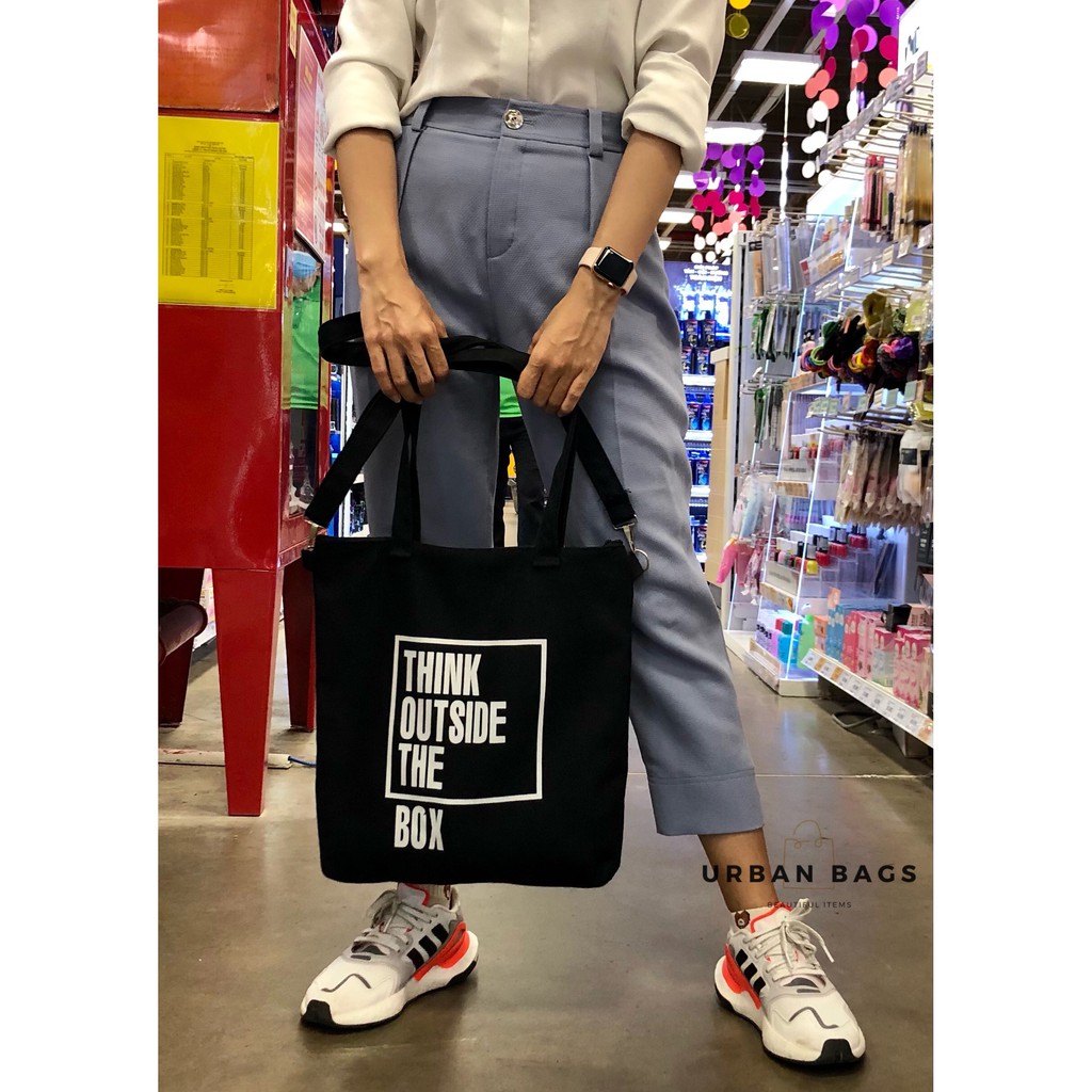 Túi vải đeo chéo cầm tay nam nữ [Trợ giá ship] [Urban Bags] | BigBuy360 - bigbuy360.vn