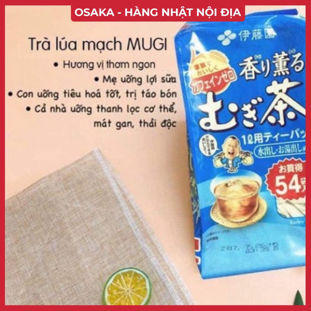 Trà Lúa Mạch Mugi Itoen Nhật Bản 54 Gói [HSD T2 2022]