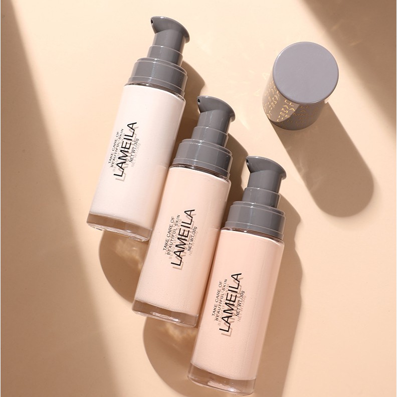 Một chai kem nền Lameila Beautiful Skin hộp nâu 30G Senabeauty | BigBuy360 - bigbuy360.vn