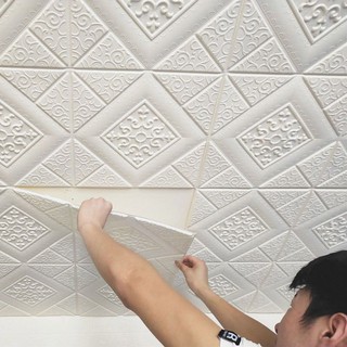 H&b 3d miếng dán tường 3d xốp dán tường giả gạch