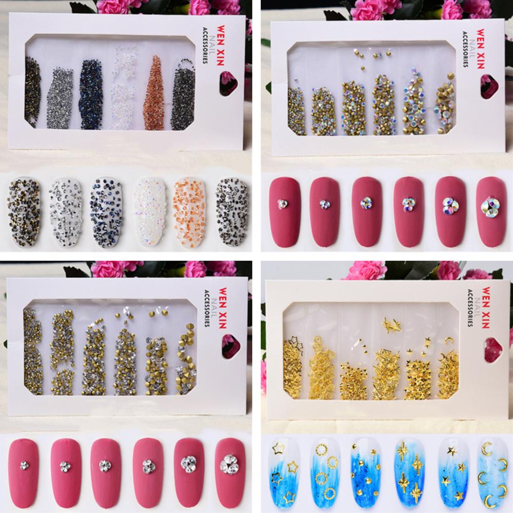 OCEANMAP Phụ Kiện Đinh Tán Đính Trang Trí Móng Tay Nghệ Thuật