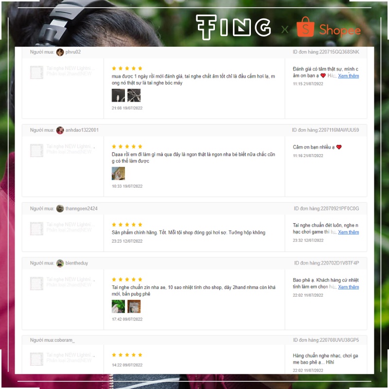 Tai nghe không cần Bluetooth chân dẹt chuẩn zin