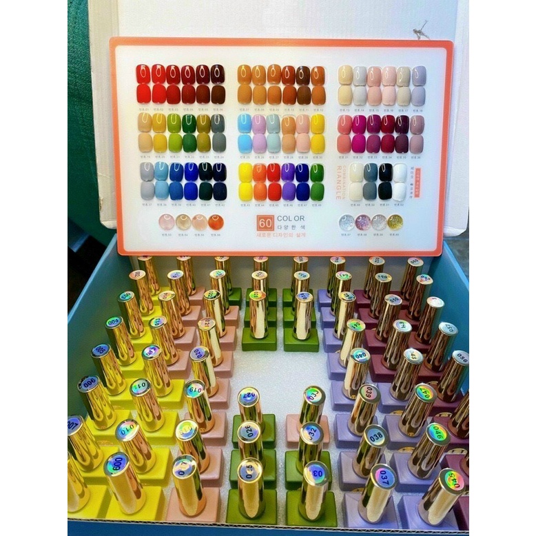 Sét Sơn Gel Very Good Nail 60 mầu - Tặng Kèm bảng màu, base top