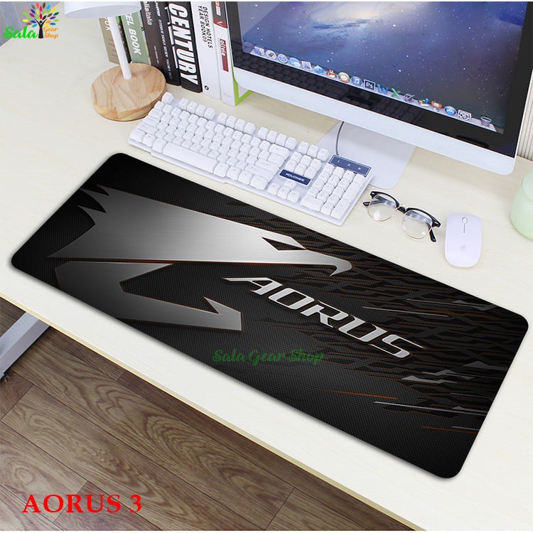 Bàn di chuột - Lót chuột Kích thước 800x300x4mm Logo AORUS  Nhiều mẫu