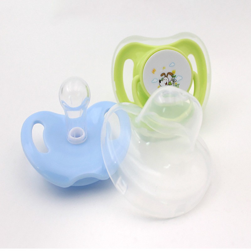 Ti Giả Bằng Silicone Cho Bé Ngậm Mọc Răng
