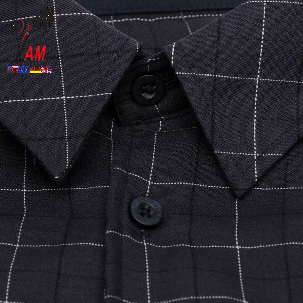 Áo sơ mi ngắn dài tay Pierre Cardin Fashion Short Sleeve Shirt Mens