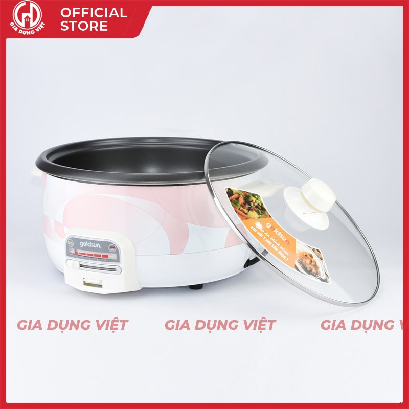 NỒI LẨU ĐIỆN ⚡️𝐅𝐑𝐄𝐄 𝐒𝐇𝐈𝐏⚡️ ĐA NĂNG GOLDSUN CF1201GTB