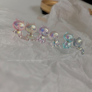Charm gấu đầu lắc lư
