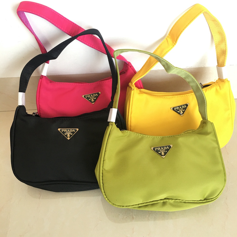 Túi Xách Mini Prada Đeo Dưới Cánh Tay Thời Trang Cho Nữ