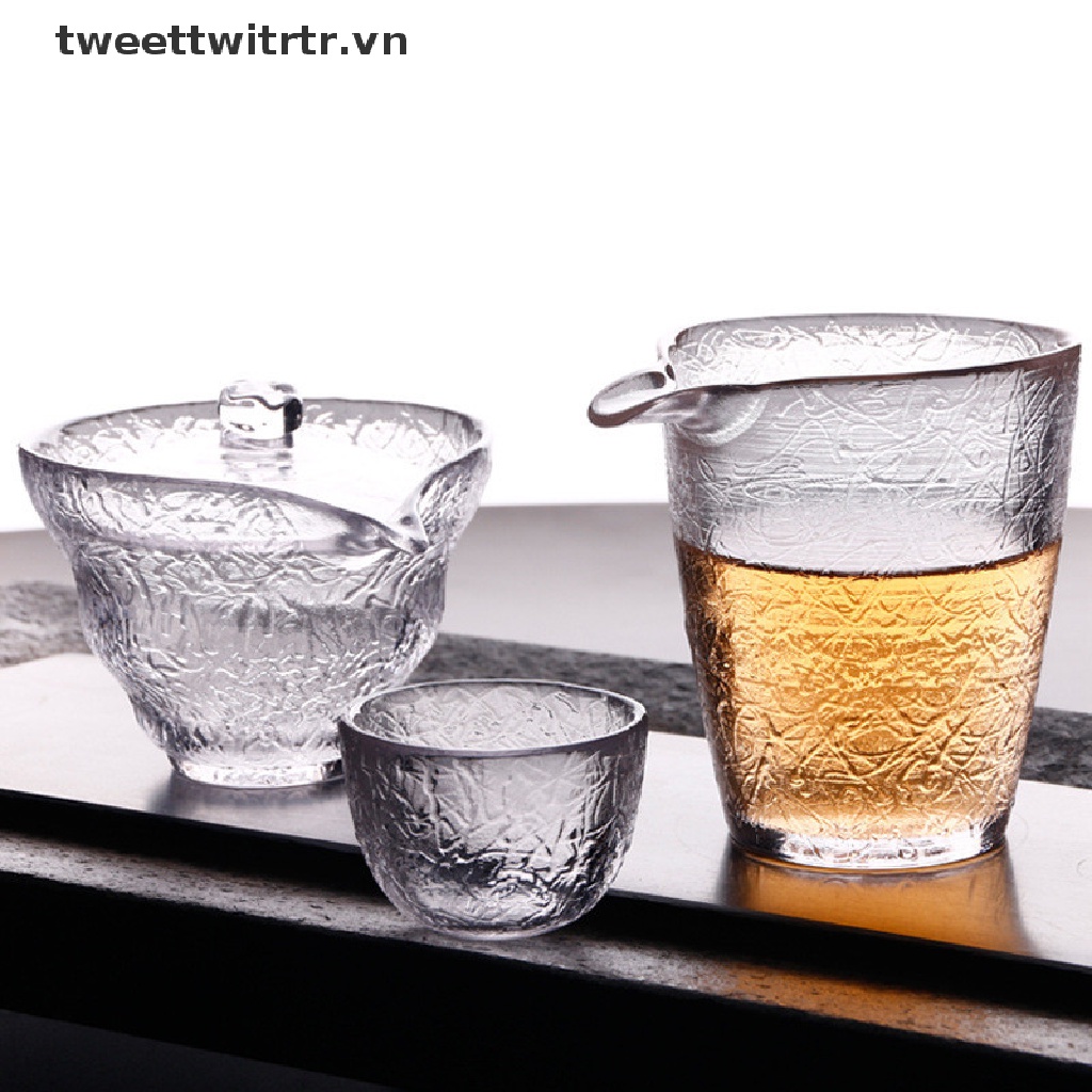 Ly Thủy Tinh Nhỏ Uống Trà Phong Cách Nhật Bản