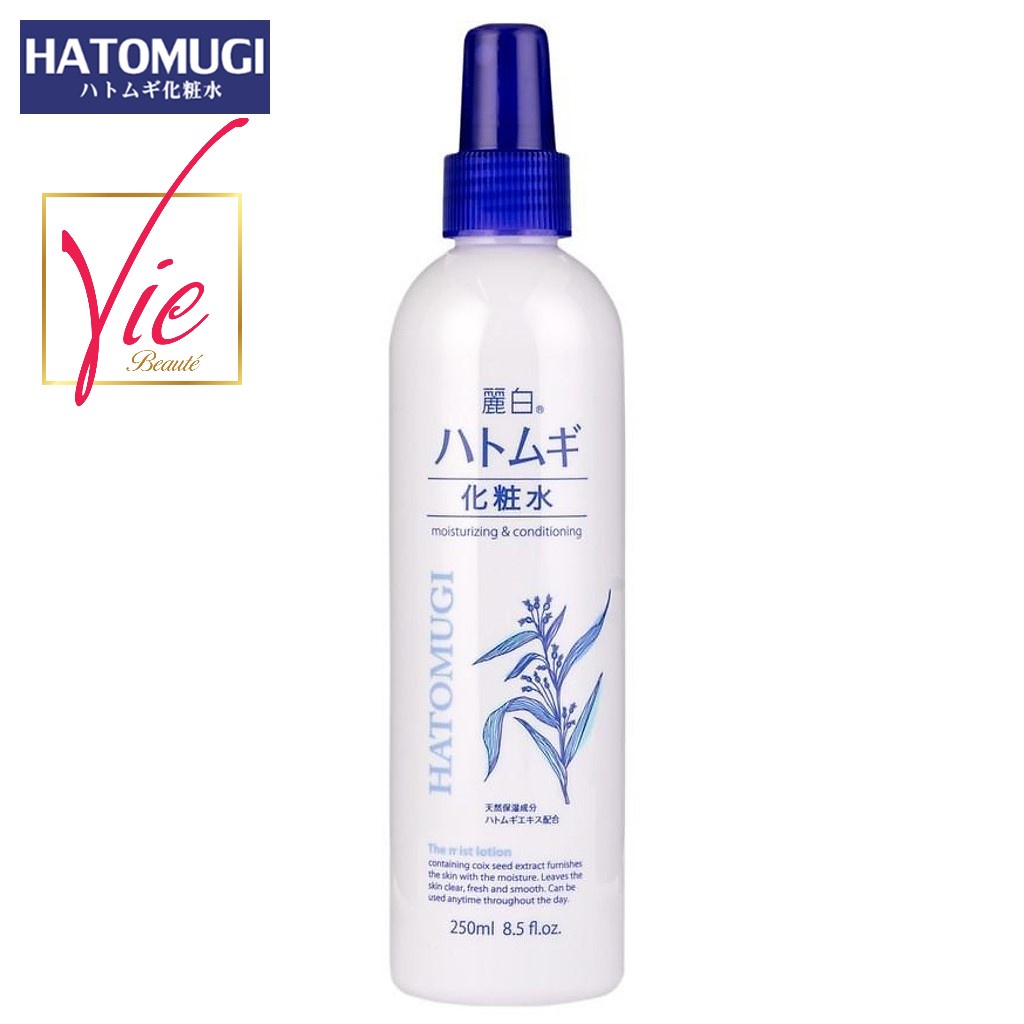 Xịt Khoáng Hatomugi Reihaku Hatomugi Face Mist Lotion ý dĩ dưỡng ẩm và làm sáng da 250ml