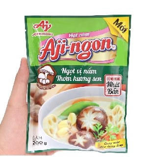 Hạt Nêm Aji-ngon từ Nấm Hương và Hạt Sen gói 200g