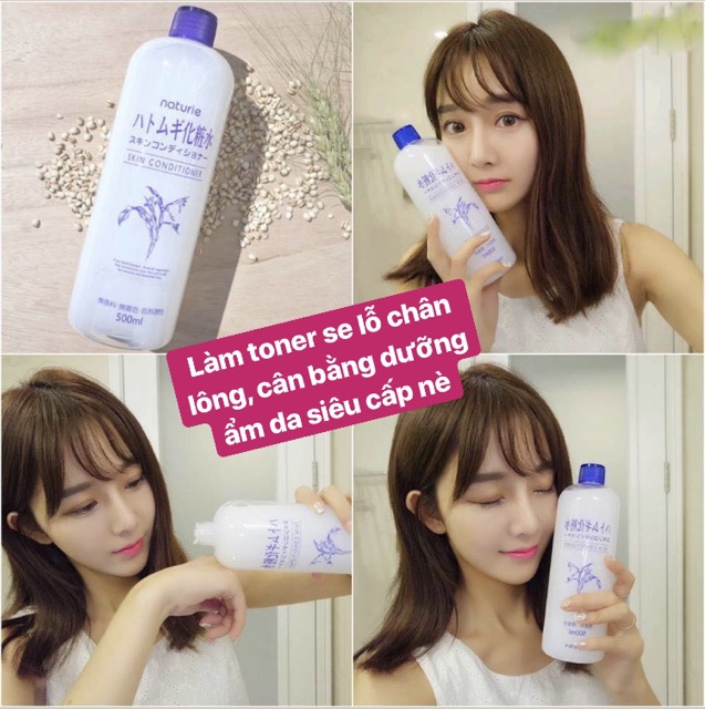 Toner ý dĩ Naturie Hatomugi Dưỡng Sáng Cân Bằng Da Skin Conditioner 500ml Nhật Bản | BigBuy360 - bigbuy360.vn
