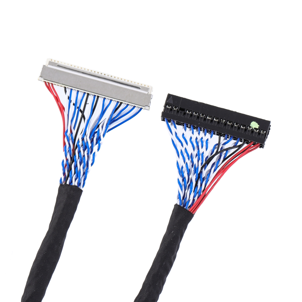 Dây cáp bảng điều khiển FIX-30P-DO8 30 chấu 2CH 8-bit thông dụng cho màn hình LVDS LCD 17 19 22 23.6 Inch