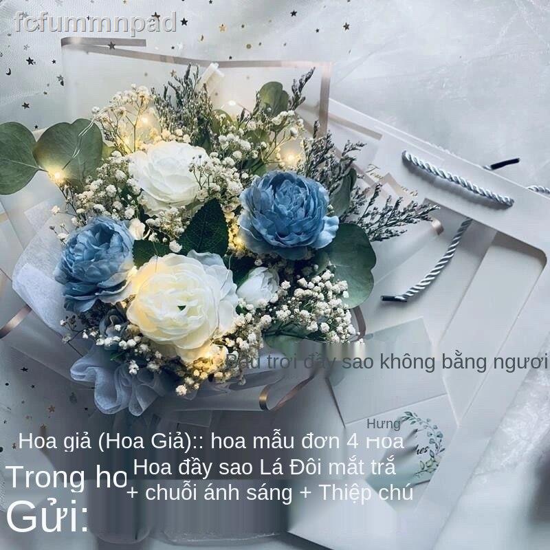 [bán chạy]Hoa hướng dương Gypsophila Kapok khô Bó xà phòng cho bạn gái Ảnh tốt nghiệp Món quà sinh nhật Ngày lễ tình nhâ