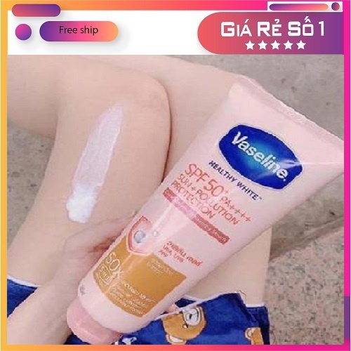 ⭐🔥💥HÀNG CHÍNH HÃNG - NỘI ĐỊA THÁI⭐🔥💥KEM DƯỠNG THỂ VASELINE 50X, 320ML CAO CẤP - DƯỠNG TRẮNG - CHỐNG NẮNG SPF50