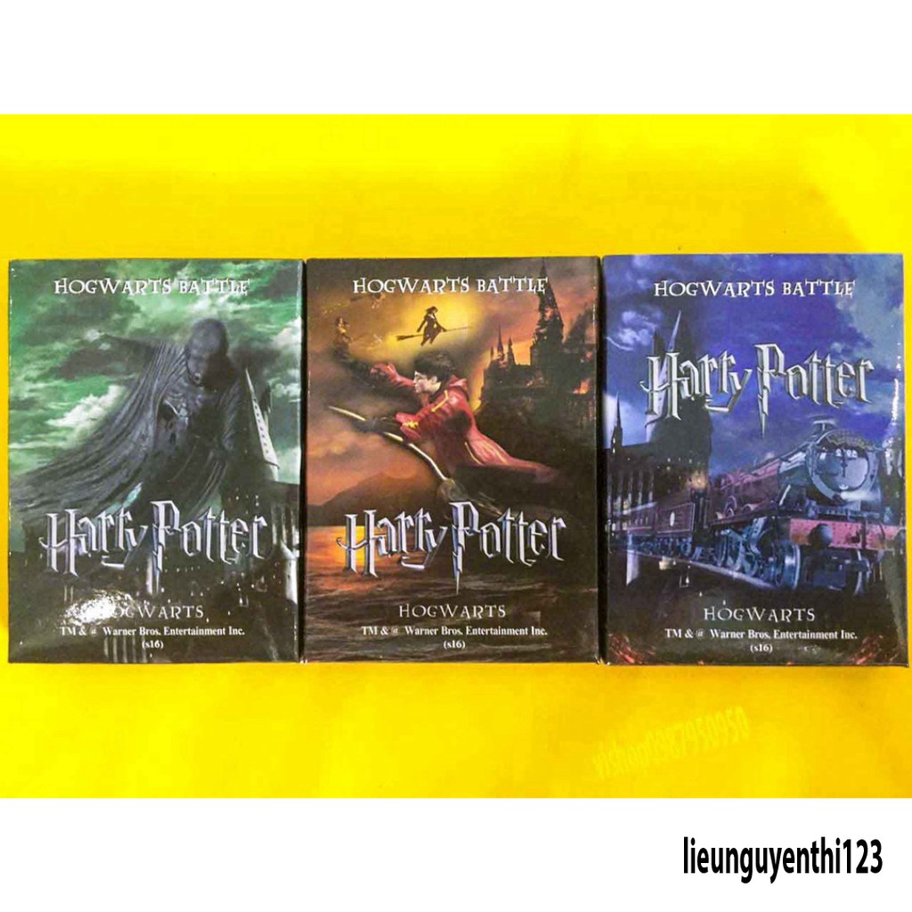 (17 lá) THẺ BÀI HARRY POTTER harri potter.Thẻ bài ma sói yugi tarot one piece luffy zoro sakura mèo nổ ma sói clow poke