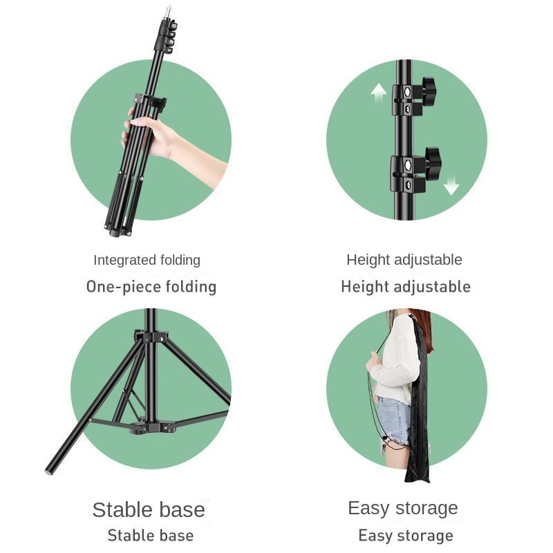 Mobile Gậy Ba Chân Có Đèn Hỗ Trợ Chụp Ảnh / Phát Sóng Trực Tiếp Đa Năng Thông Dụng | BigBuy360 - bigbuy360.vn