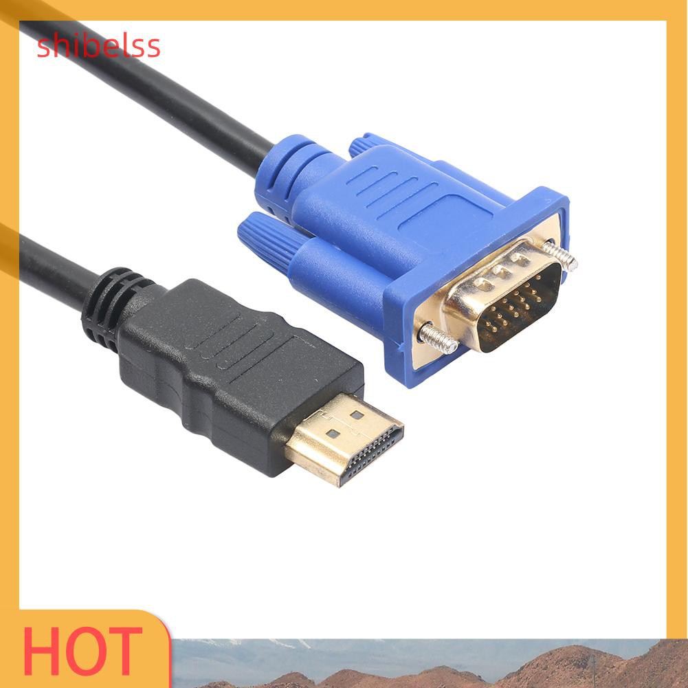 Cáp Chuyển Đổi Hdmi Sang Vga Hd 15pin 1080p 6ft Chuyên Dụng