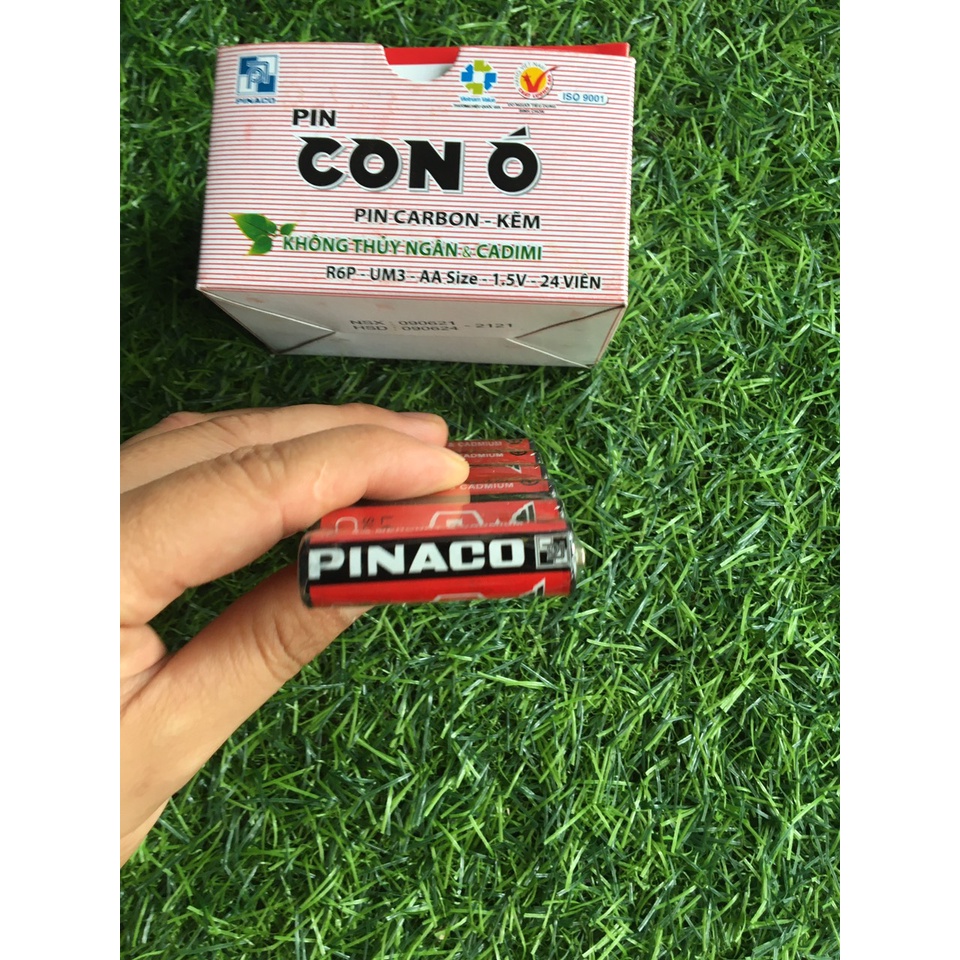 Pin tiểu AA (1 cặp 2 viên) pin con ó PINACO pin dung lượng cao [CHÍNH HÃNG]