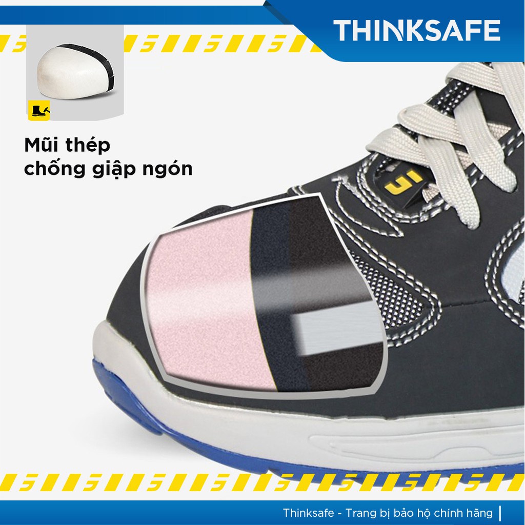 Giày bảo hộ lao động nam Jogger Thinksafe, giày bảo hộ siêu nhẹ, thời trang, chống đinh, chống trơn trượt - Raptor S3