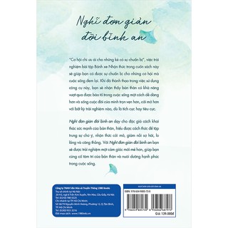Sách - Nghĩ đơn giản đời bình an