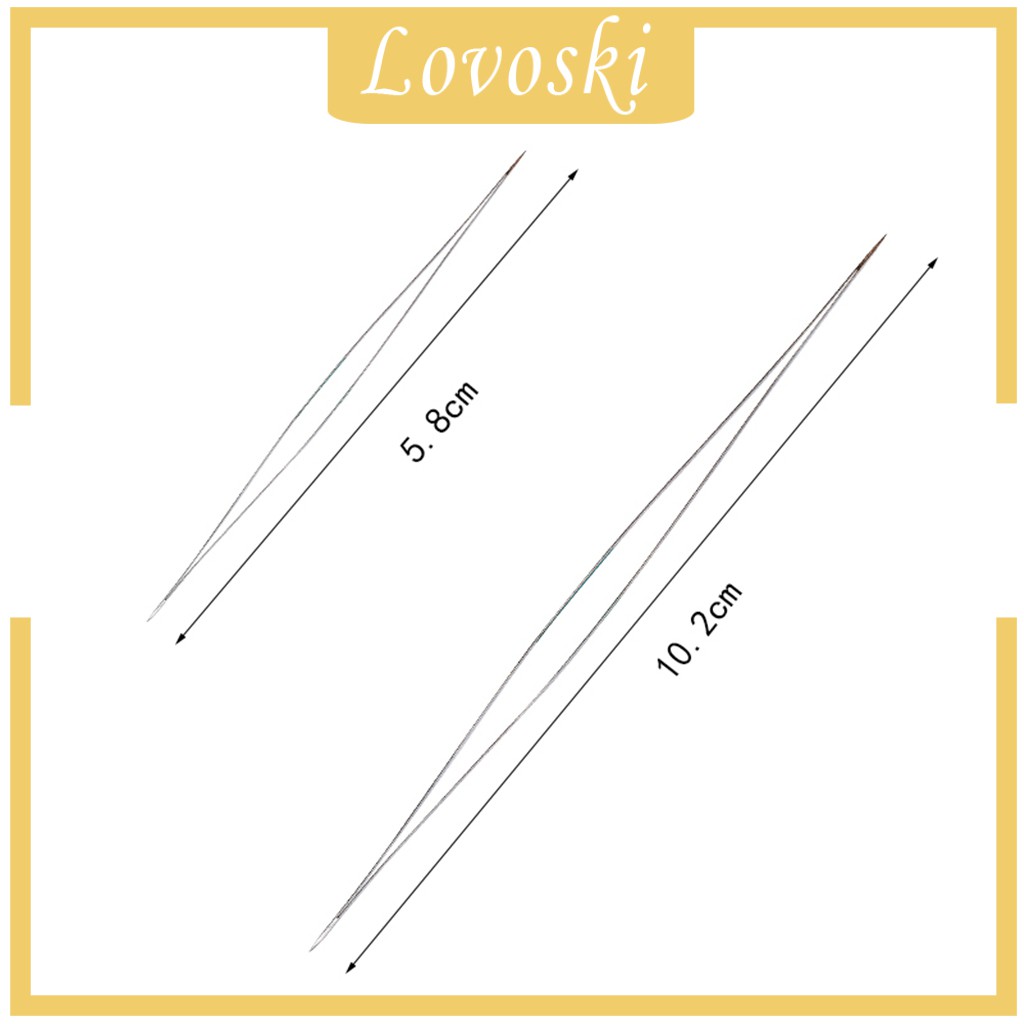 Bộ 10 Kim Xỏ Hạt Làm Trang Sức 2 Kích Cỡ