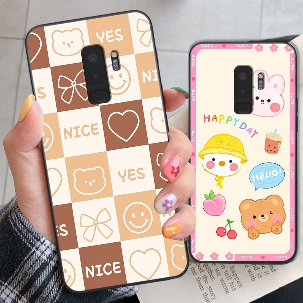 Ốp lưng Samsung S9 / S9 PLUS happy day, gấu bear dễ thương - BỀN - ĐẸP -BAO GIÁ TOÀN THỊ TRƯỜNG