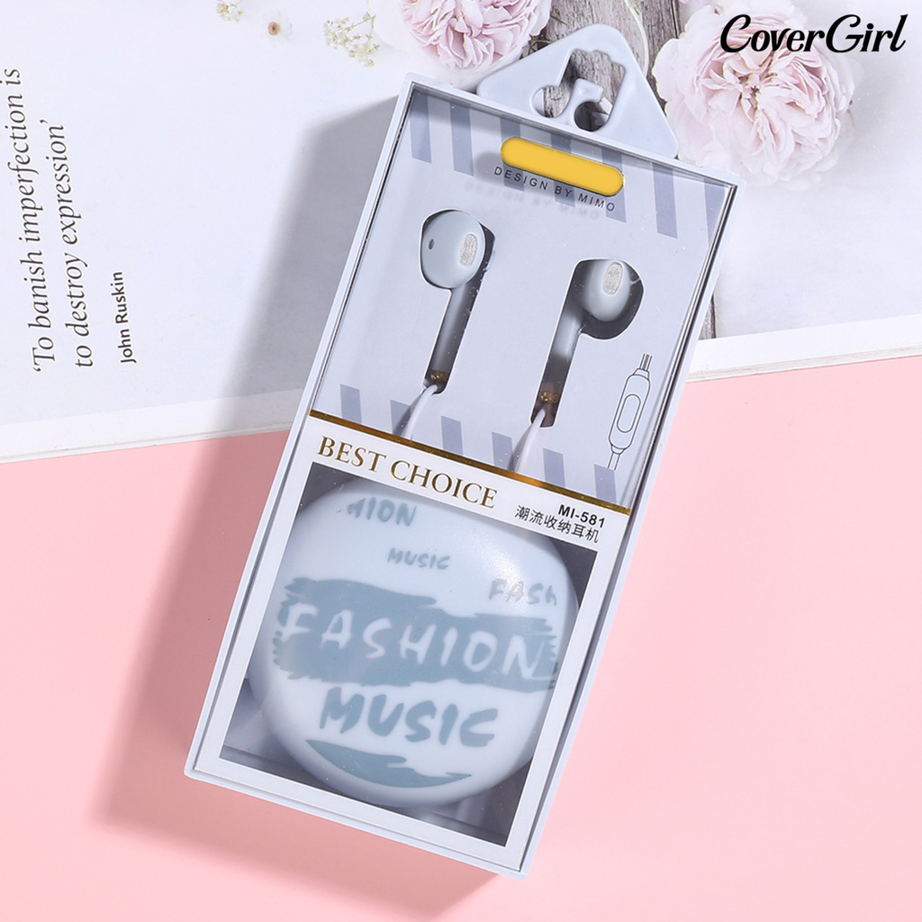 Tai Nghe Nhét Tai Có Dây Kèm Hộp Đựng Họa Tiết Graffiti Thời Trang | BigBuy360 - bigbuy360.vn