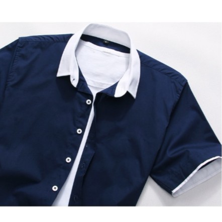 [SALE OFF] Các mẫu Sơ mi Nam ngắn tay cổ màu 2019 | BigBuy360 - bigbuy360.vn