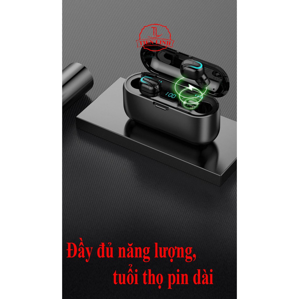 Tai nghe Bluetooth 5.0 cao cấp HBQ-Q32 - 1 được chống, có thể làm giá đỡ điện thoại