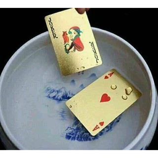 COMBO 2 BỘ BÀI MẠ VÀNG 24K