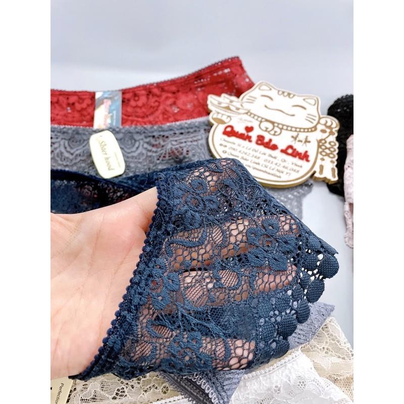 Quần lót ren cotton Thái quần chip cạp to lưng cao sexy vải ren mềm mại gợi cảm YUKAGO PVN17133 | BigBuy360 - bigbuy360.vn