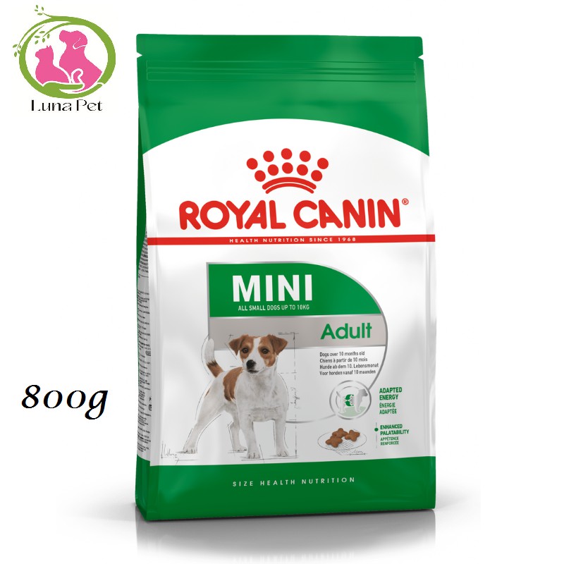 Thức ăn cho chó trưởng thành 800g - Royal Canin Mini Adult 800g