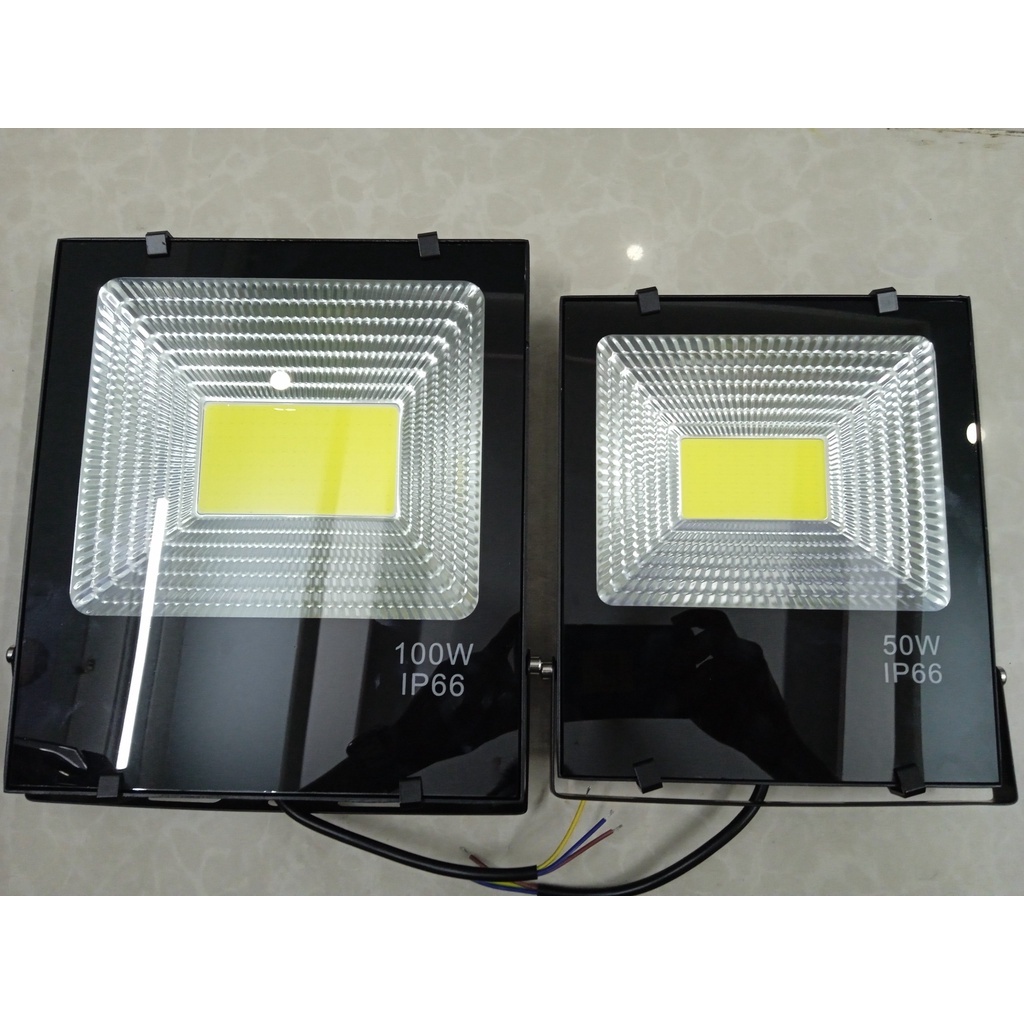 Đèn led pha đủ công suât led COB chống nước IP66 50W/100W 220V
