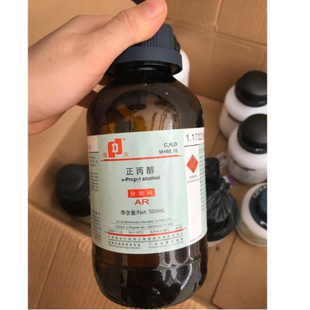 Hóa chất Propanol 99.5% CAS 71-23-8 C3H8O chai 500ml
