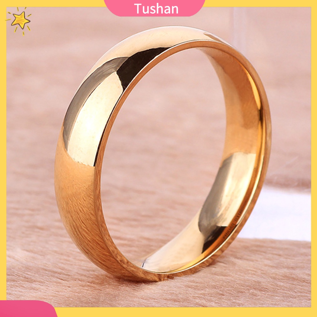 Nhẫn titan đơn giản tinh tế đẹp mắt cho cặp đôi