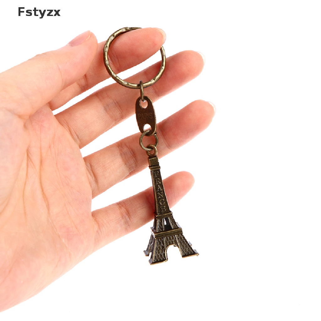 Mô hình tháp Eiffel bằng đồng phong cách retro trang trí bàn